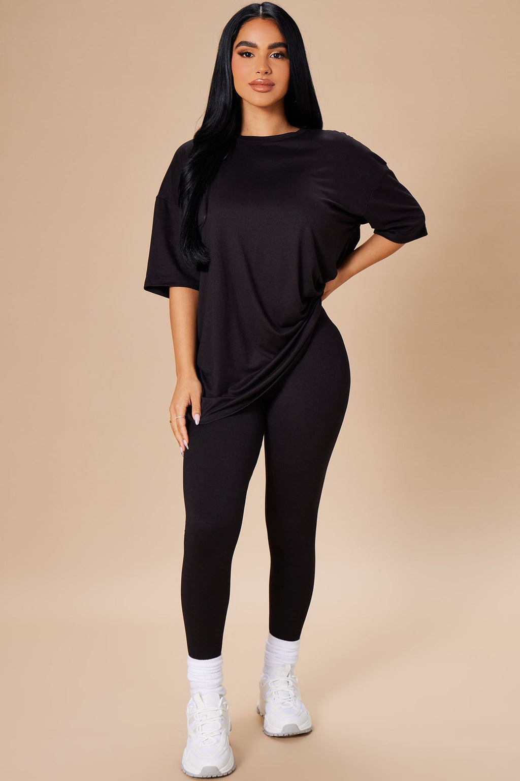 Weekend Vibes Legging Set - Black