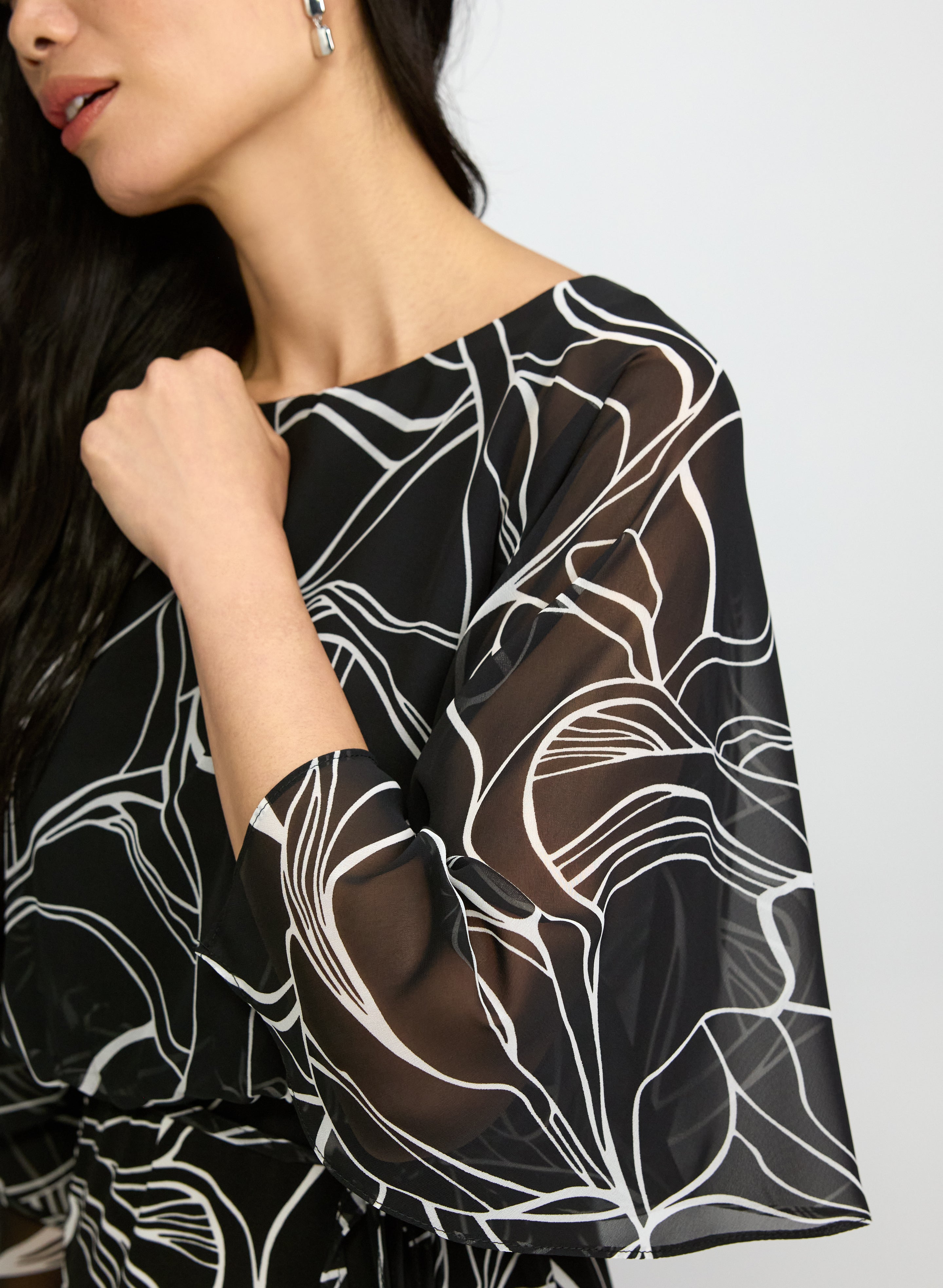 Leaf Print Dress