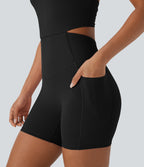 UltraSculptTM SoCinched Tummy Control Training Romper with Pockets-Easy Peezy Edition