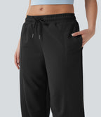 Low Rise Drawstring Casual Joggers with Pockets