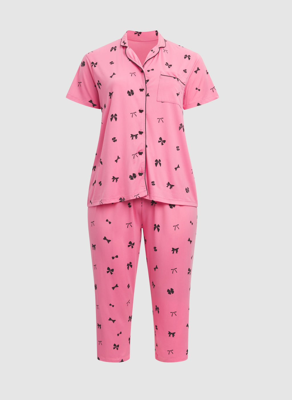 Bow Print Pyjama Set
