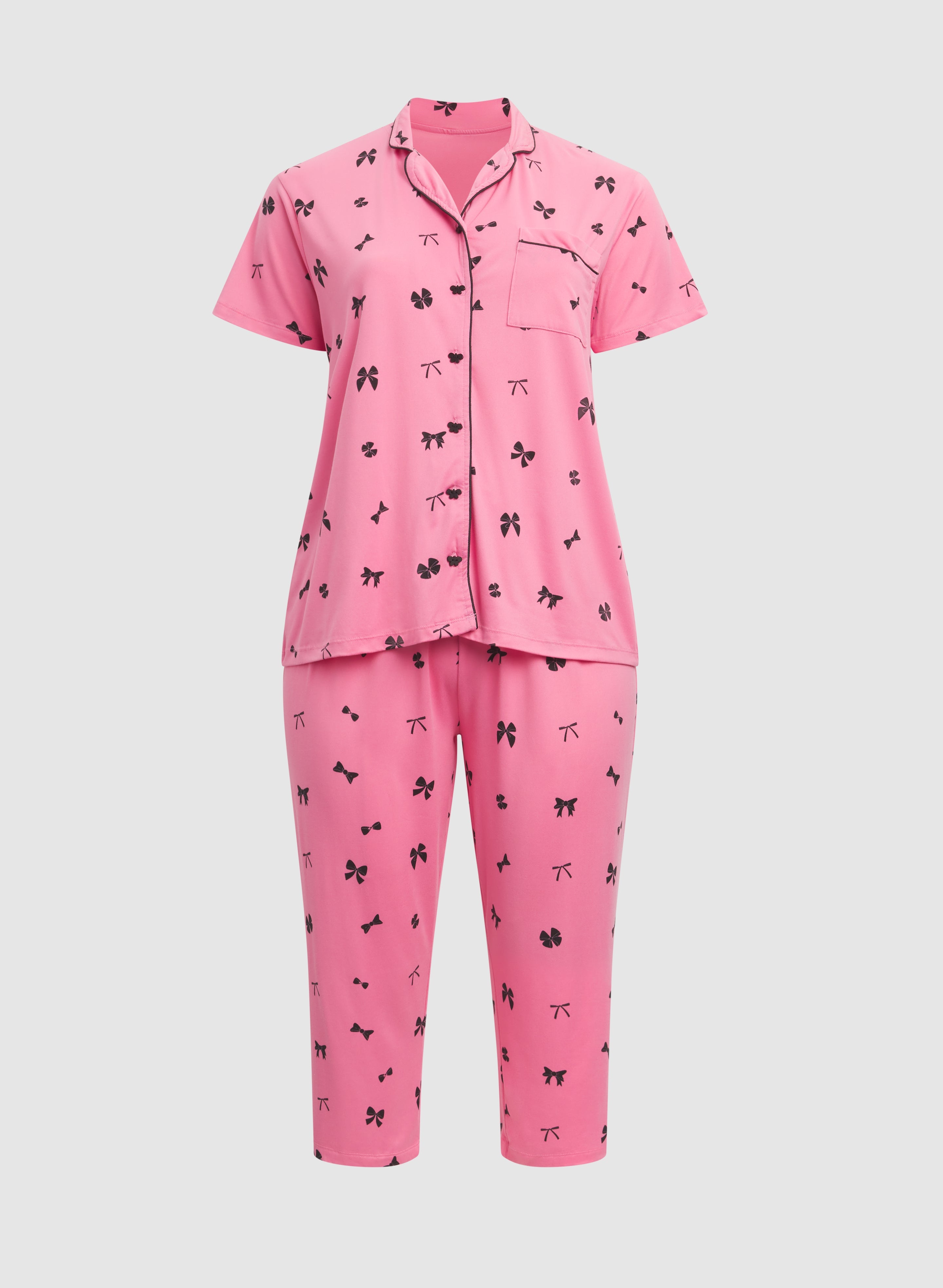 Bow Print Pyjama Set