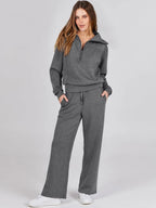 2024 Fall Trendy Outfits Oversized Two Piece Sweatsuit