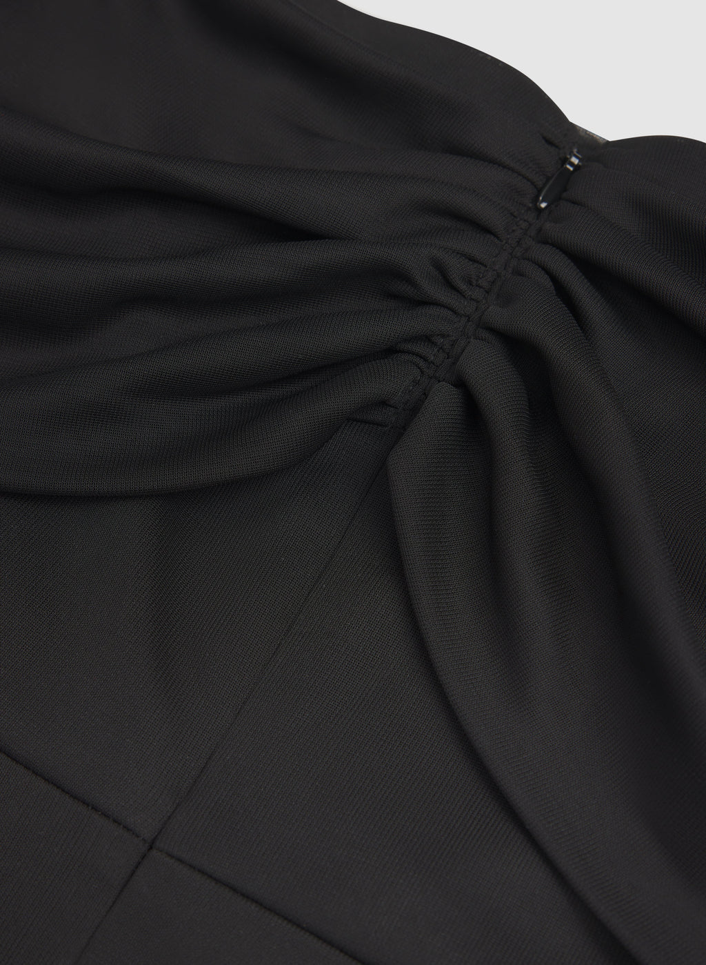 Mesh Cowl Neck Dress