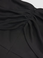 Mesh Cowl Neck Dress