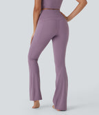 UltraSculptTM Cool Quick Dry SoCinched High Waisted Tummy Control Yoga Bootcut Leggings-UPF 50+ with Pockets