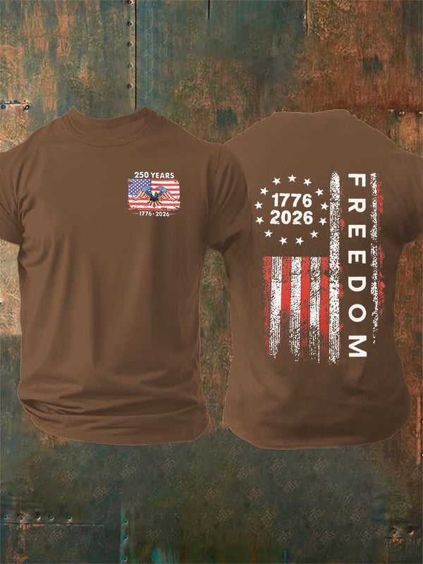 Men's  Freedom  Print T-Shirt