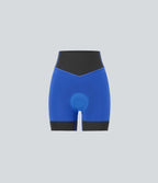SpeedWaveTM SoCinched High Waisted Antislip Tummy Control Quick Dry Cycling Chamois Padded Biker Shorts 5'' with Pockets