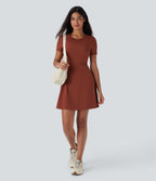 Cut Out Flare Mini Dance Active Dress-D/DD/DDD/F Cups