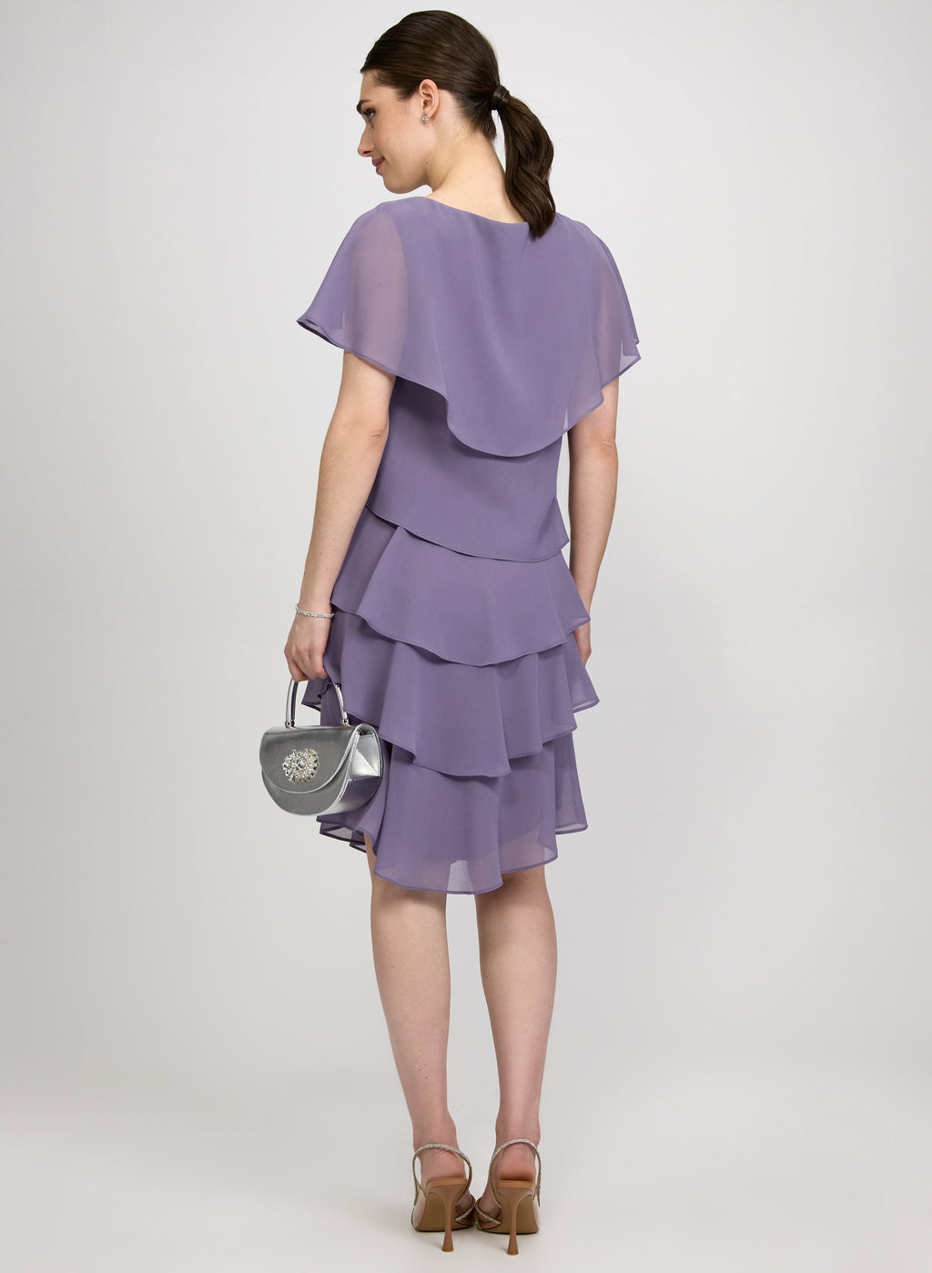 Tiered Capelet Dress