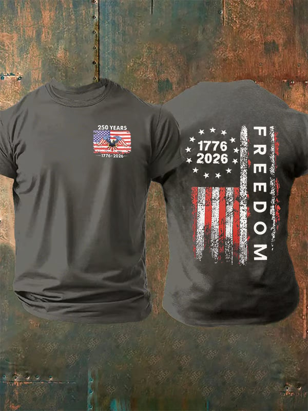 Men's  Freedom  Print T-Shirt
