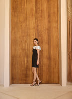 Organza Off-The-Shoulder Dress