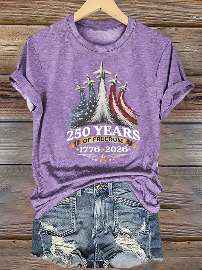 Women's  250 YEARS OF FREEDOM Print T-Shirt