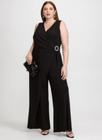 Embellished Wide-Leg Jumpsuit