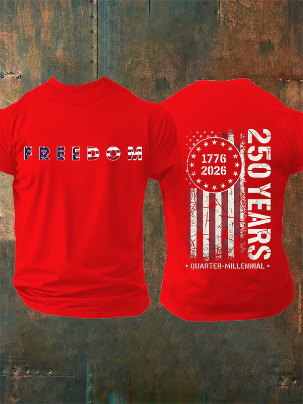 Men's  American 250th Print T-Shirt