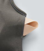 Light Support Seamless Flow U Back Ribbed Hem Yoga Sports Bra
