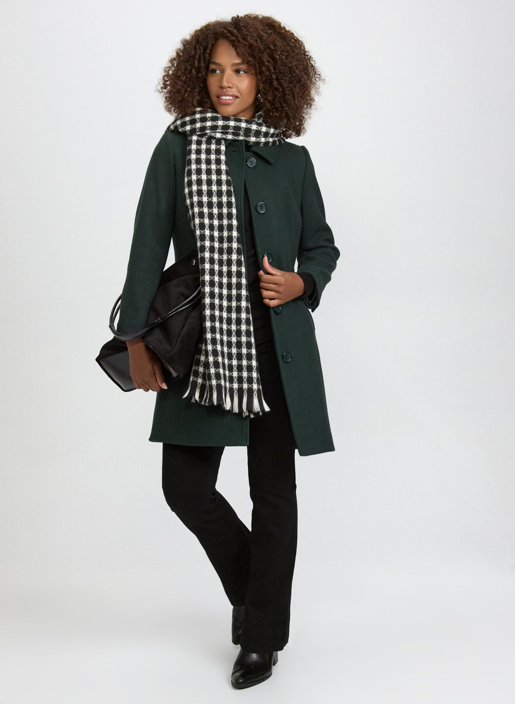 Wool-Blend Coat
