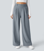 2026🔥 FlexTM High Waisted Pocket Straight Leg Work Pants