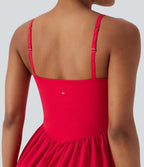 BreezefulTM 2-in-1 Quick Dry Mini Yoga Active Dress with Pockets-Easy Peezy Edition