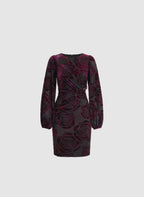 Rose Velvet Dress