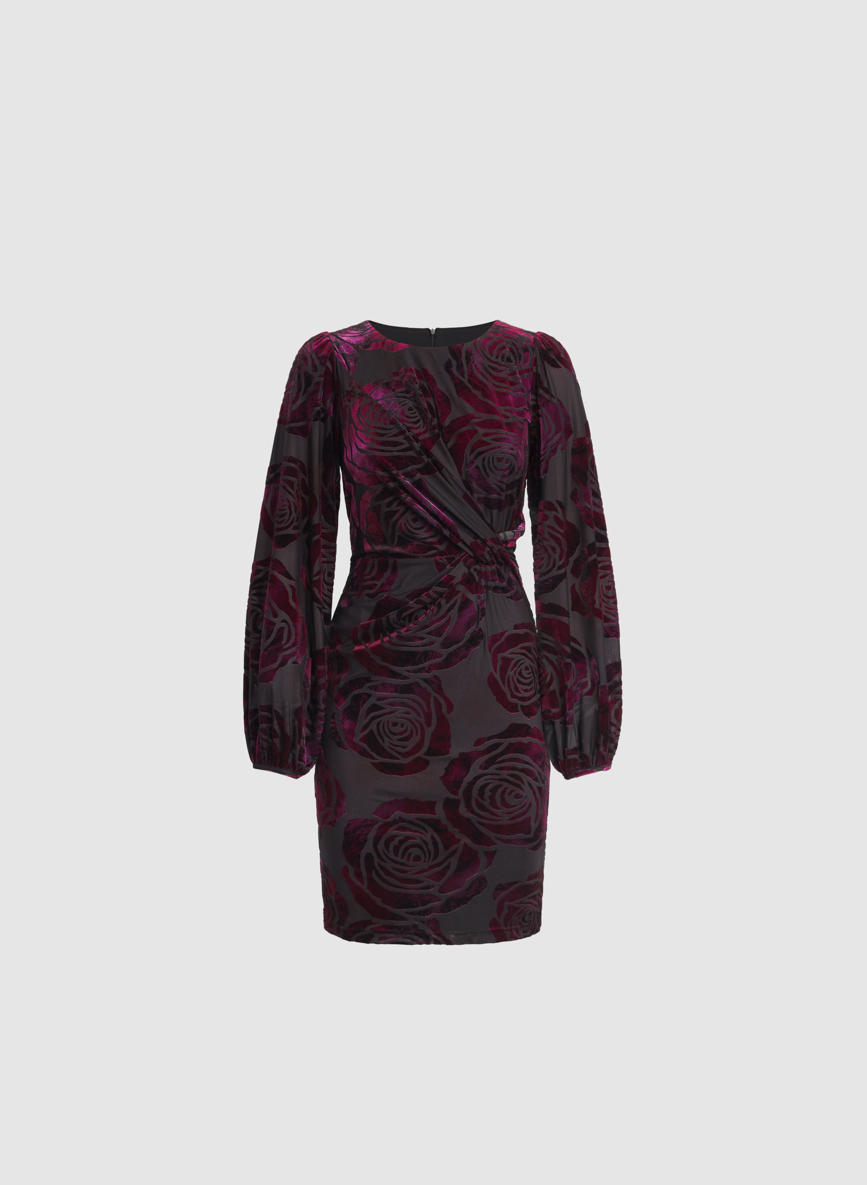 Rose Velvet Dress