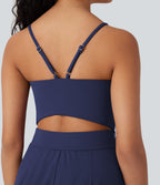 BreezefulTM Wide Leg Quick Dry Casual Slip Jumpsuit with Pockets-Easy Peezy Edition