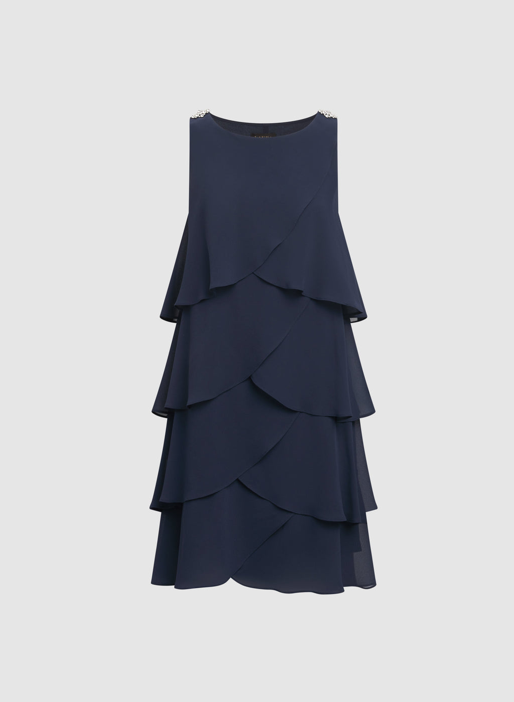 Tiered Chiffon Dress