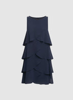 Tiered Chiffon Dress