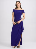 Off-The-Shoulder Fitted Dress