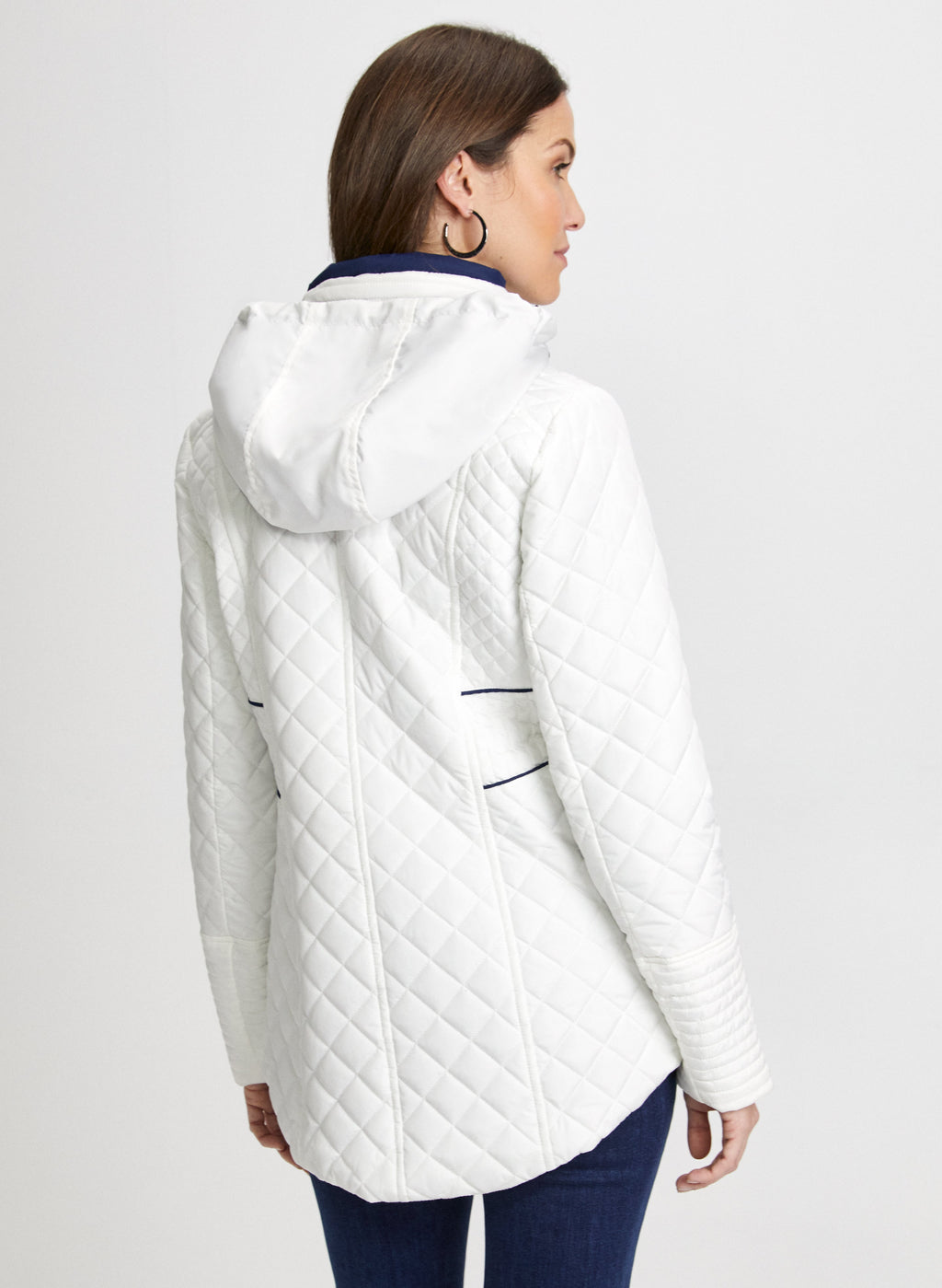 Diamond Quilted Coat