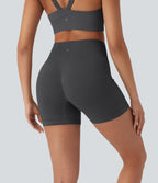 Seamless Flow High Waisted Yoga Biker Shorts 5''