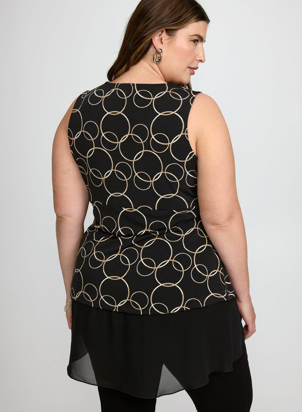 Circle Print Tank Top