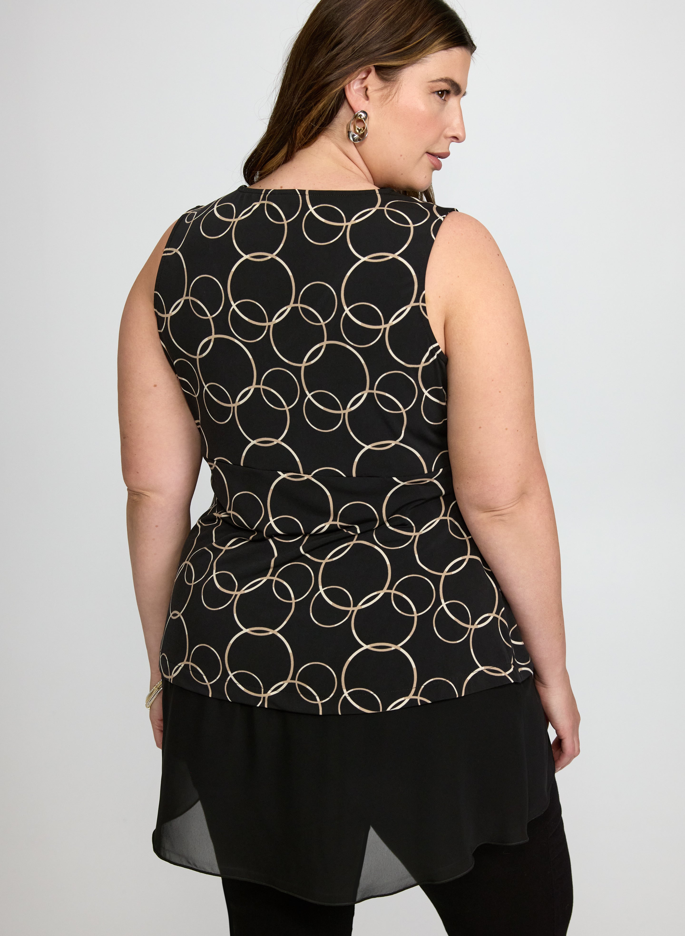 Circle Print Tank Top