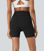 SpeedWaveTM SoCinched High Waisted Antislip Tummy Control Quick Dry Cycling Chamois Padded Biker Shorts 5'' with Pockets