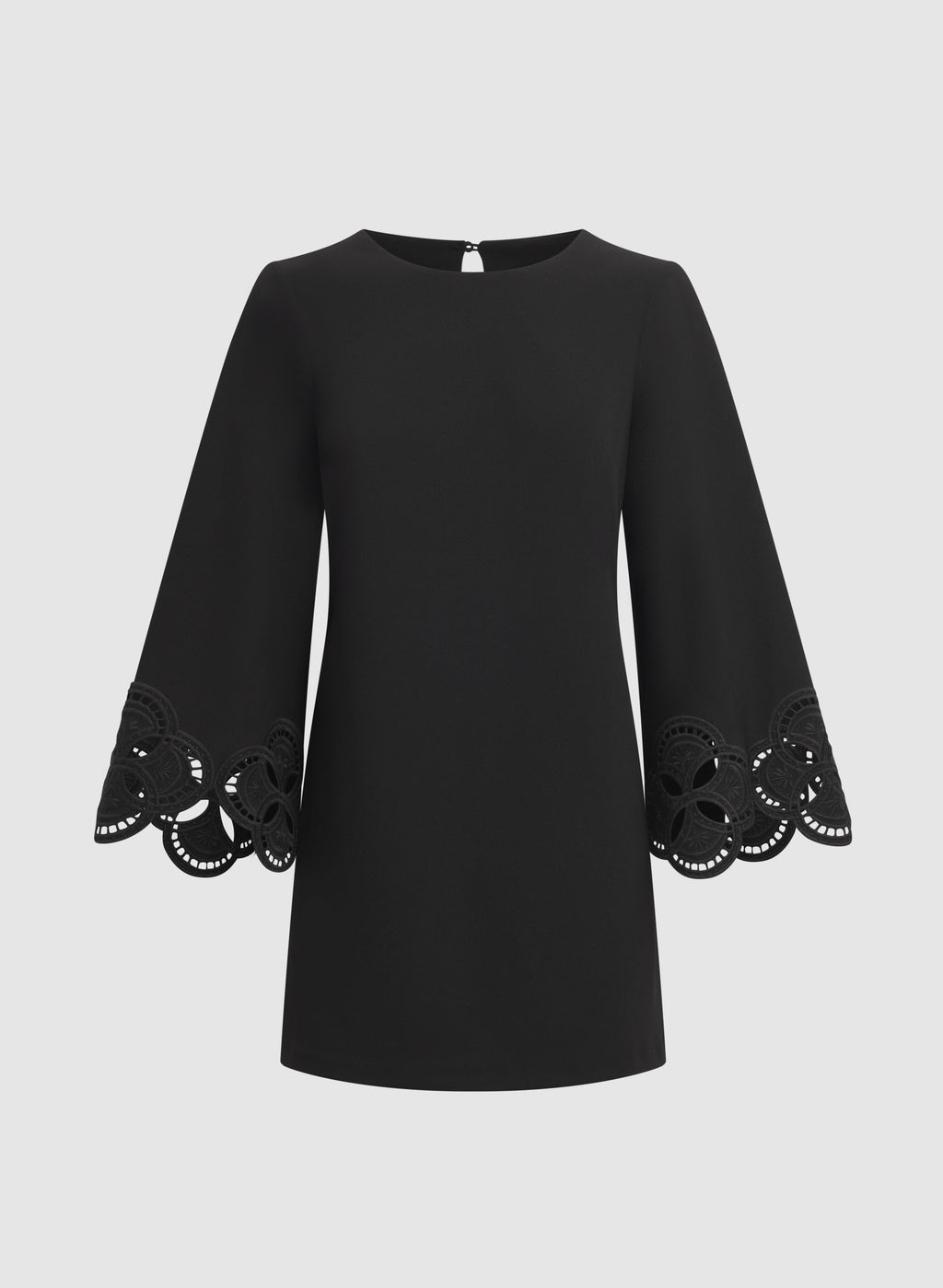 Embroidered Sleeve Dress