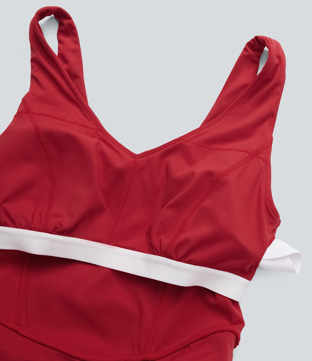 SoftlyZeroTM Airy Corset 2-in-1 Cool Touch Mini Tennis Active Tank Dress with Pockets-Easy Peezy Edition