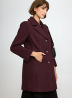 Faux-Fur Collar Coat