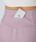 2026🔥UK Super High Waisted Back Pocket & Side Hidden Pocket 2-in-1 Yoga Shorts