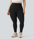 Plus Size UltraSculptTM SoCinched High Waisted Butt Lifting Tummy Control Shaping Training Leggings with Pockets