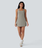 SoftlyZeroTM QuickDry 2-Piece Mini Tennis Active Dress with Pockets