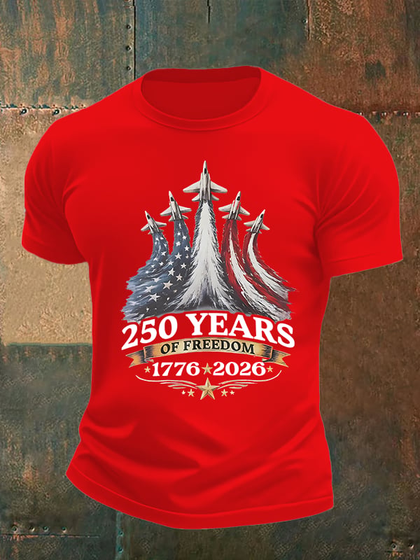 Men's   250 YEARS OF FREEDOM Print T-Shirt