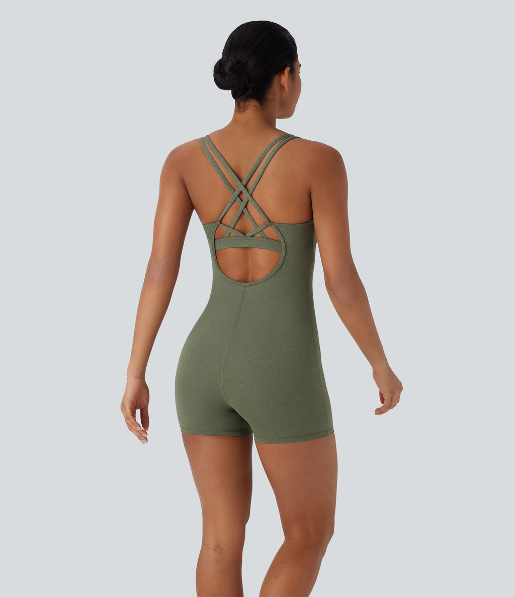 Quick Dry Yoga Romper