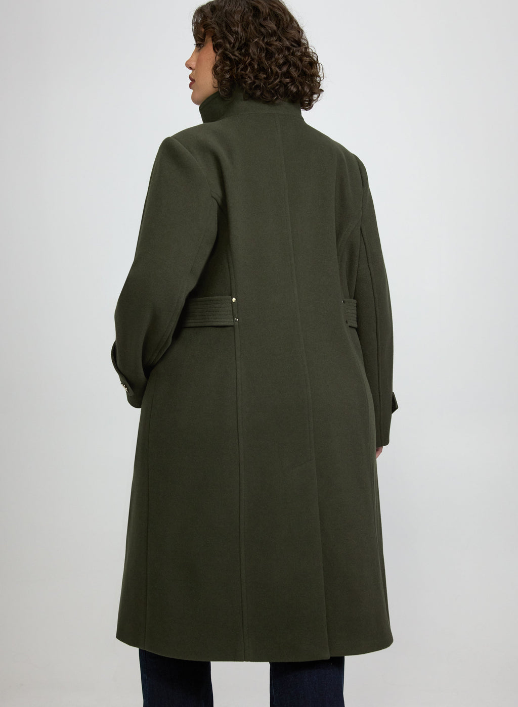 Long Button-Down Coat