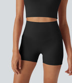 UltraSculptTM Cool Quick Dry SoCinched High Waisted Tummy Control Shaping Yoga Biker Shorts 3'' with Pockets-UPF50+