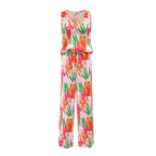 Featuring Tropical Floral Design V-Neck Vest Top & Pleated Pants