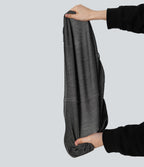 FlexTM Stand Collar Zipper Cool Touch Washed Denim Tennis Tank Top