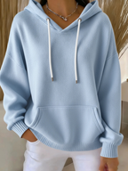 🎄Christmas Clearance Sale🔥Women's Casual kint Jacquard Multicolor Hoodie