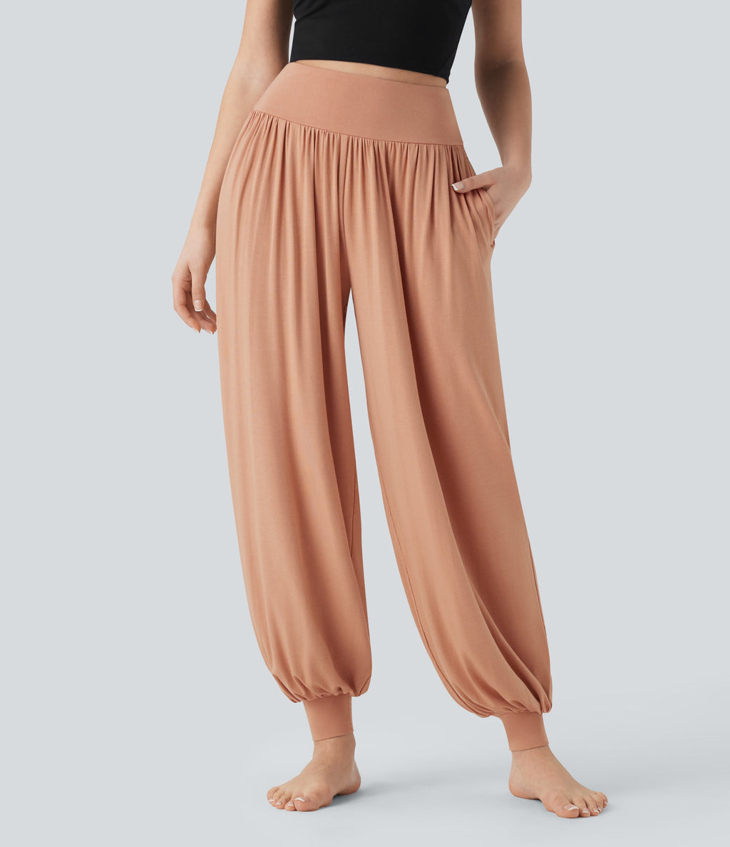 SoCinched High Waisted Tummy Control Yoga Joggers with Pockets