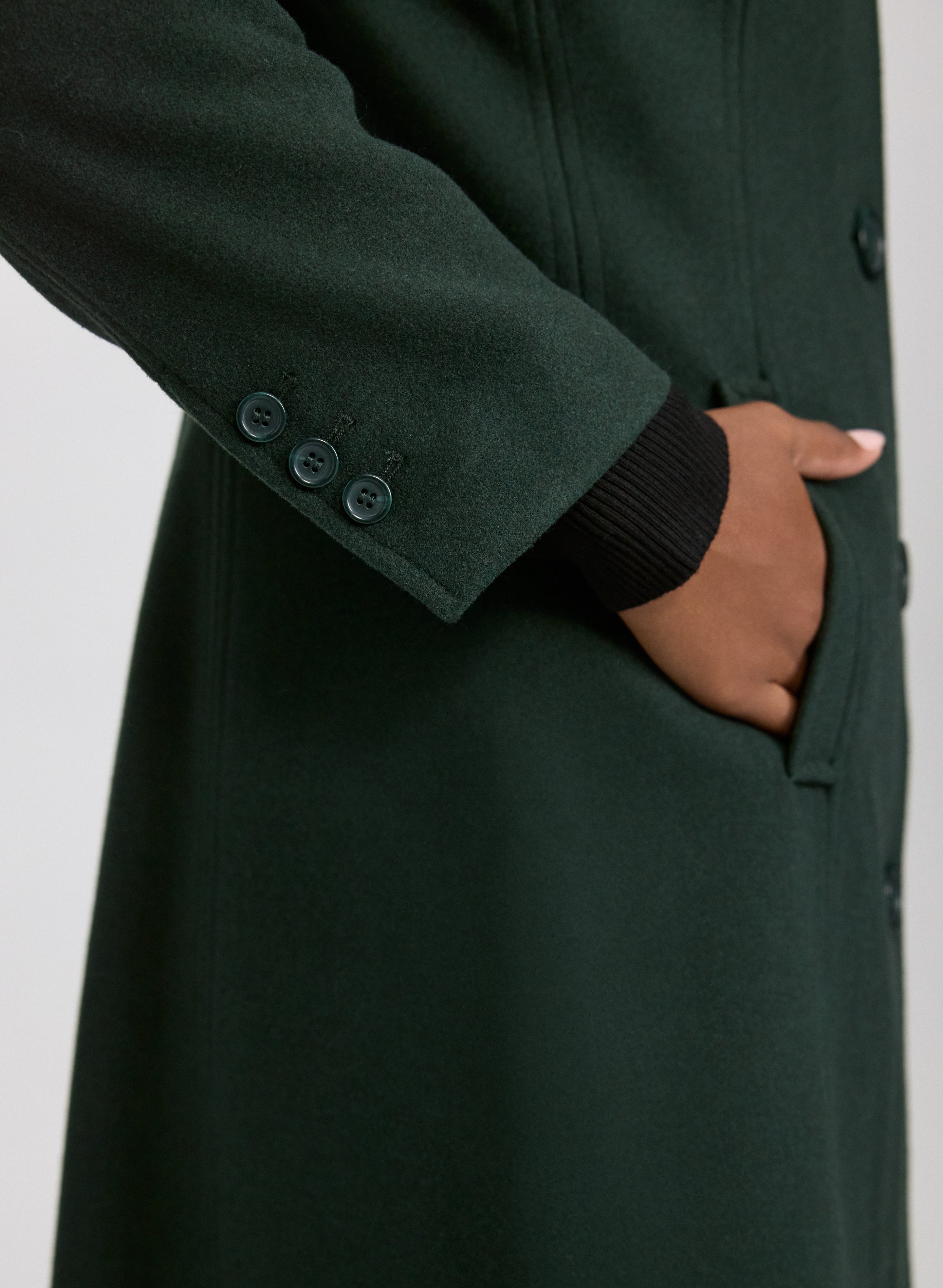 Wool-Blend Coat