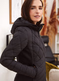 Bernardo - Chevron Quilted Ecoplume™ Coat